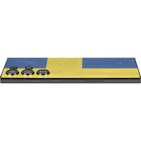 Sweden Flag Distressed Galaxy S24 Ultra Skin